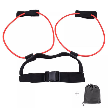 Adjustable waist booster and leg swimming training belt for home fitness