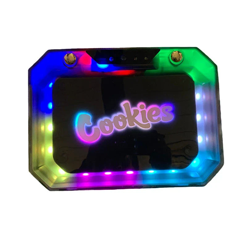 Elegant LED Cigarette Paper Tray with Vibrant Color-Changing Lights for Stylish Smoking Accessories