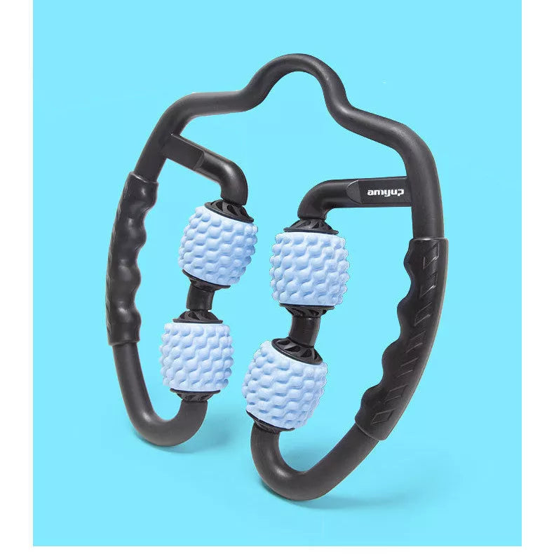 Compact leg massager in various colors for targeted muscle relief