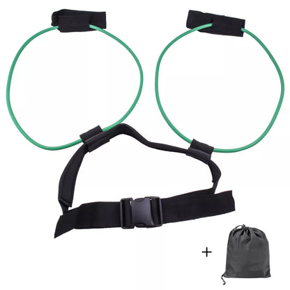 Adjustable waist booster and leg swimming training belt for home fitness