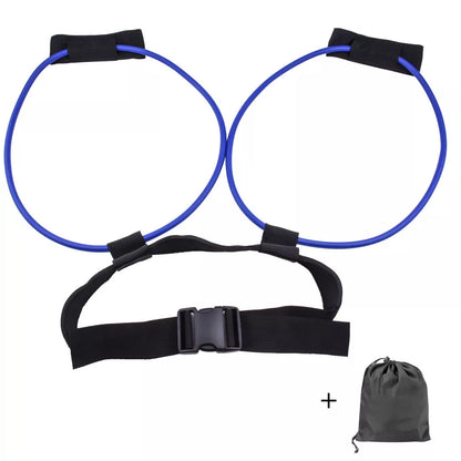 Adjustable waist booster and leg swimming training belt for home fitness
