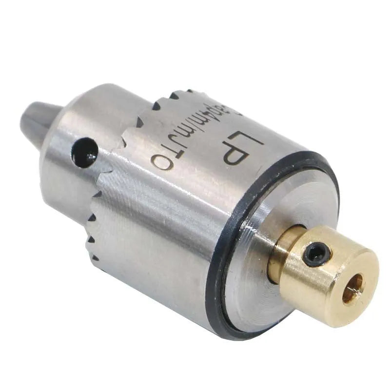 Hard alloy drill chuck set with sleeve mechanism and 3.17mm tail hole
