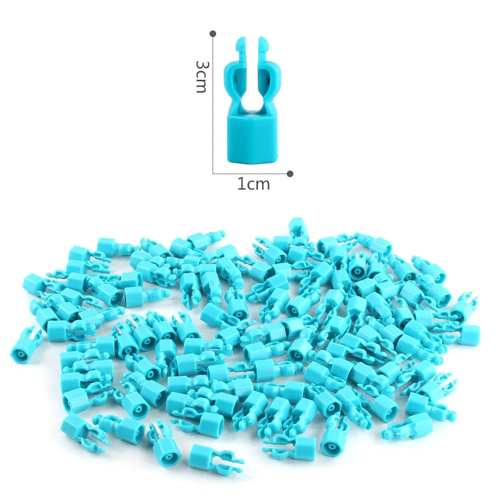 Kids DIY 3D Construction Fort Building Kit with colorful sticks and balls