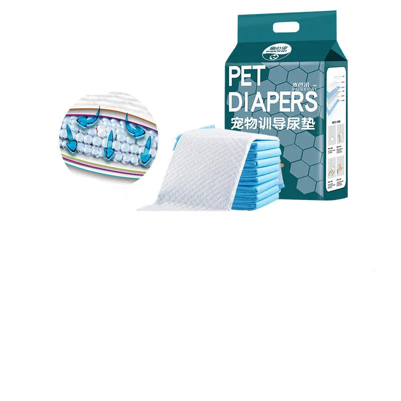 Thickened absorbent pet changing pad with leak-proof film, available in sizes S M L XL and Carbon C fibre option.