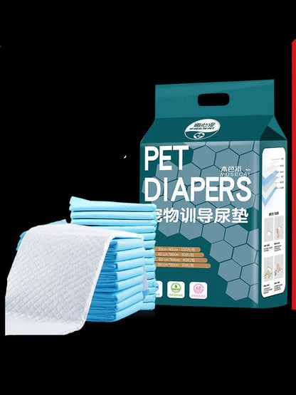 Thickened absorbent pet changing pad with leak-proof film, available in sizes S M L XL and Carbon C fibre option.