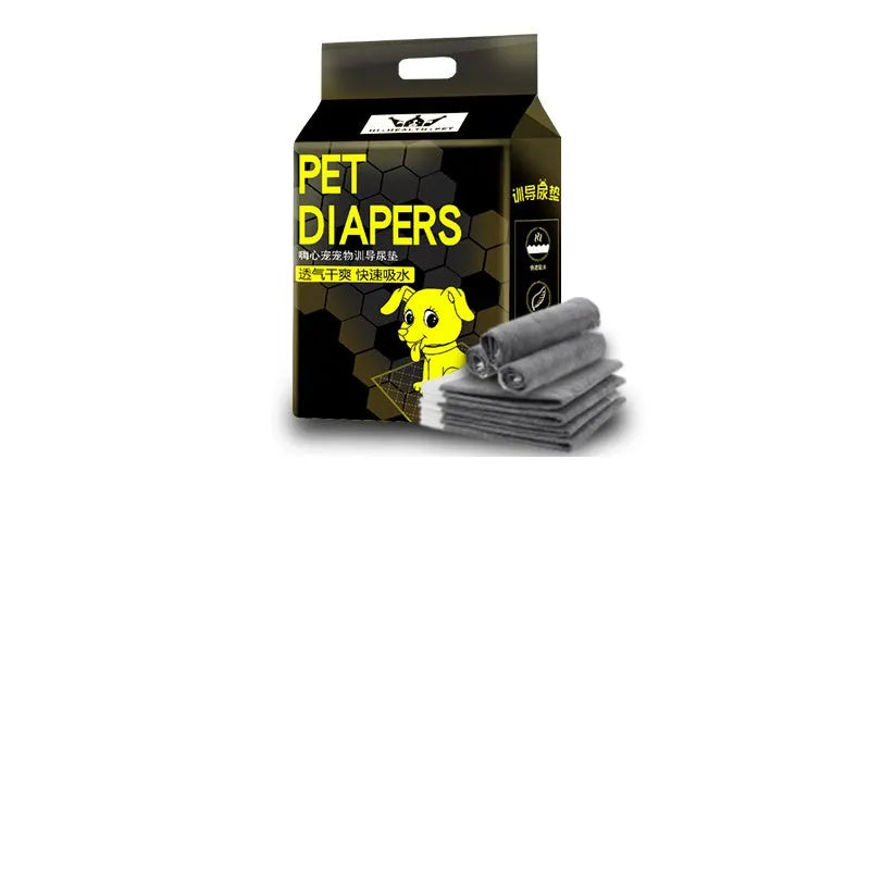 Thickened absorbent pet changing pad with leak-proof film, available in sizes S M L XL and Carbon C fibre option.