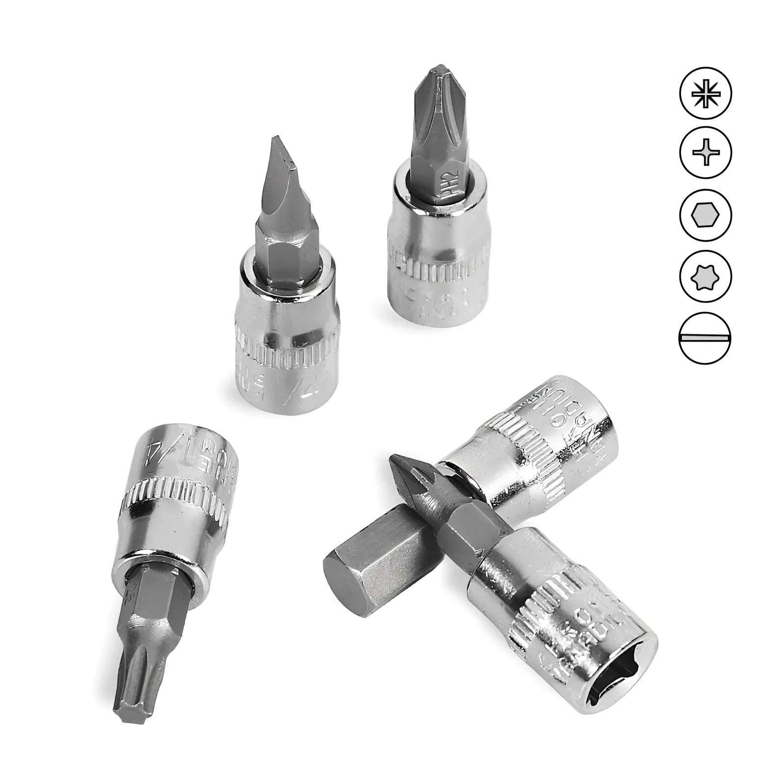 46-piece metric socket set in green storage box with alloy steel tools for automotive repairs