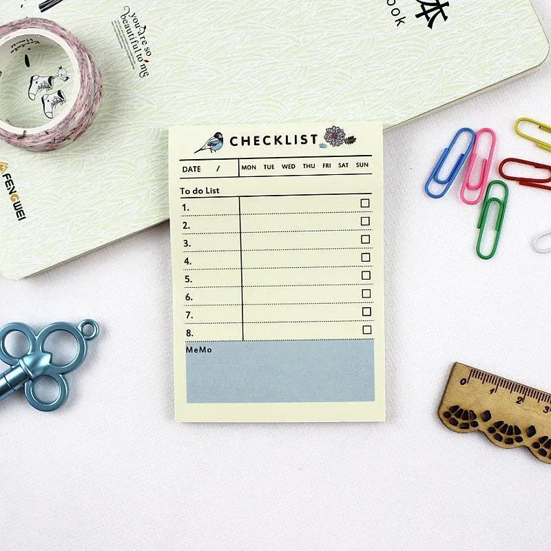 Compact work plan diary showing four design style options for time, daily, weekly, or monthly planning
