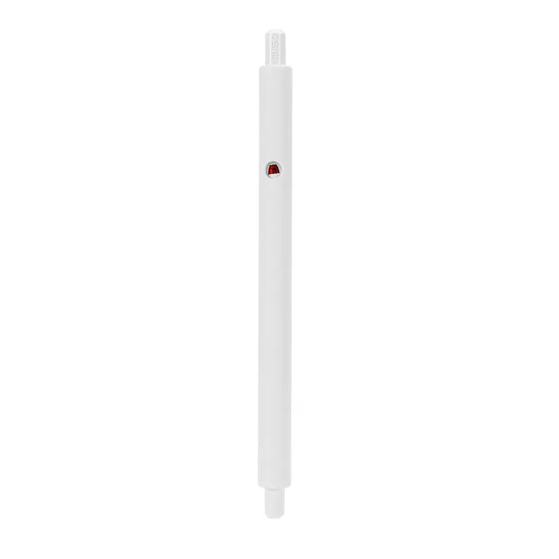 MINISO Cartoon Bare Bear press gel pen in black, pink, and white with 0.5mm black refill