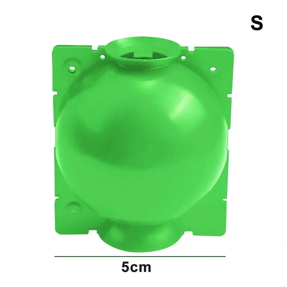 Black PP plastic plant rooting machine box for tree grafting, S size 10cm x 10cm with sealed lid for humidity control
