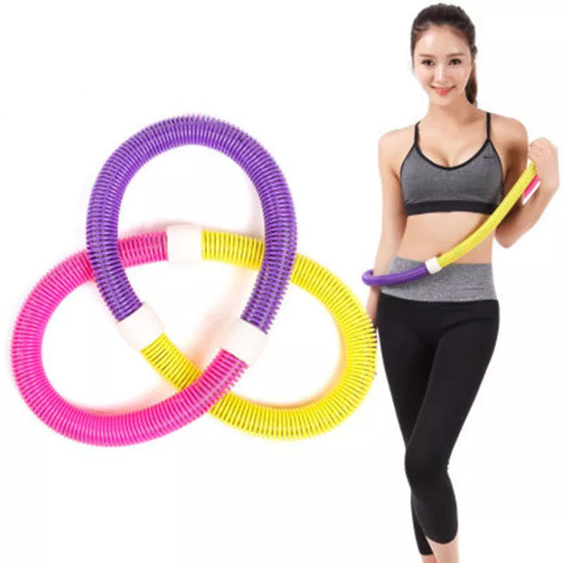 Beginner Hose Hoop Man Fitness Hoop with adjustable weights for core strength and flexibility