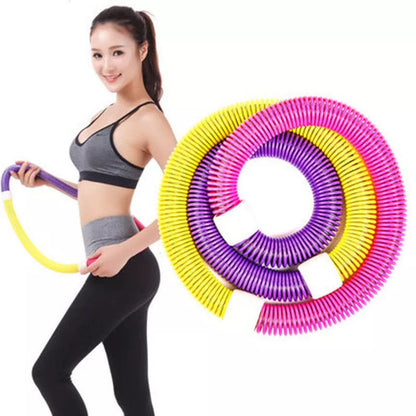 Beginner Hose Hoop Man Fitness Hoop with adjustable weights for core strength and flexibility