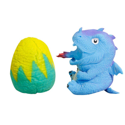 Flip-It Dinosaur Egg Soft Sensory Toy - Squeeze and Flip to Reveal a New Color and Mood