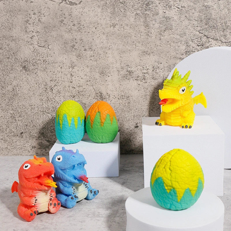 Flip-It Dinosaur Egg Soft Sensory Toy - Squeeze and Flip to Reveal a New Color and Mood