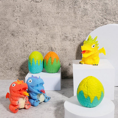 Flip-It Dinosaur Egg Soft Sensory Toy - Squeeze and Flip to Reveal a New Color and Mood