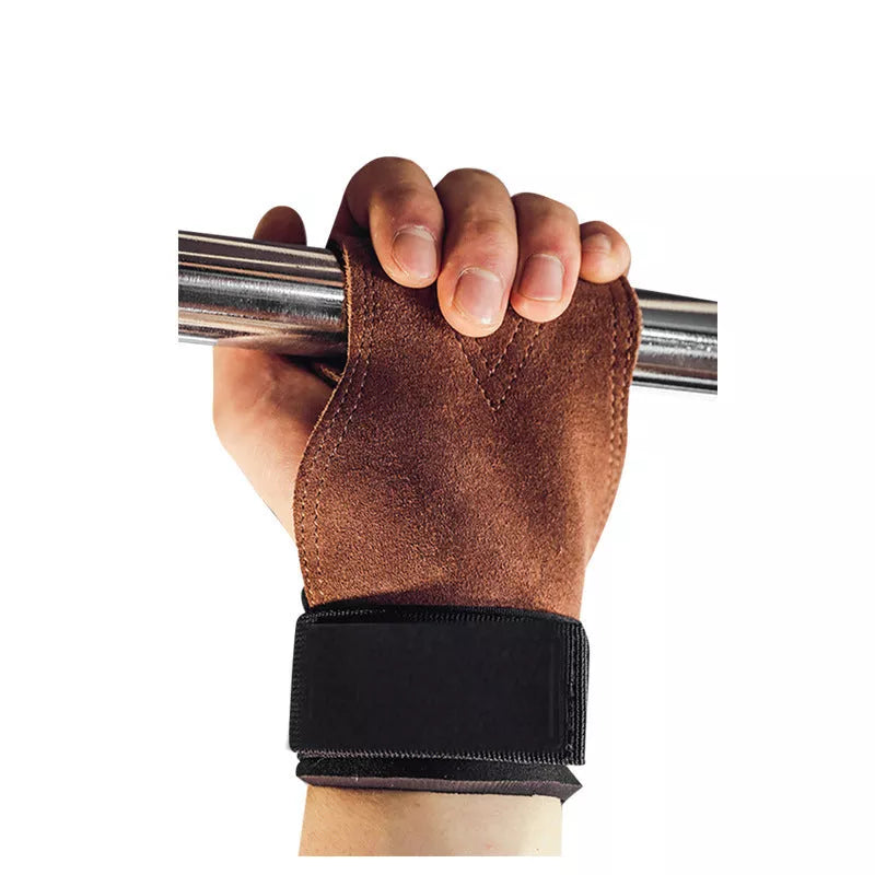 Cowhide Booster Belt for pull-ups and deadlifts, brown, sizes S and L