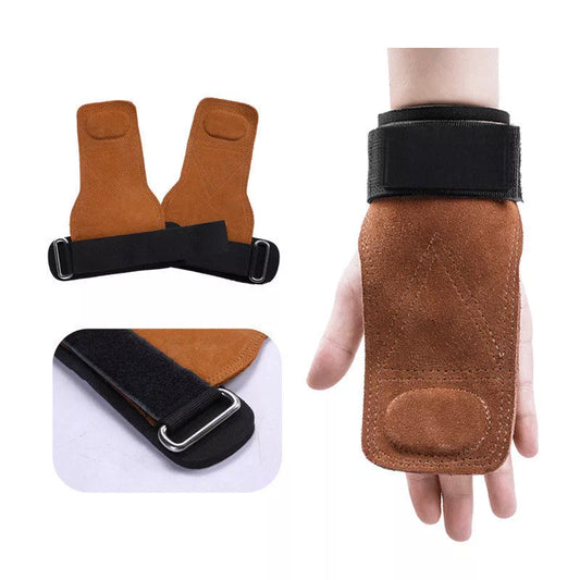 Cowhide Booster Belt for pull-ups and deadlifts, brown, sizes S and L