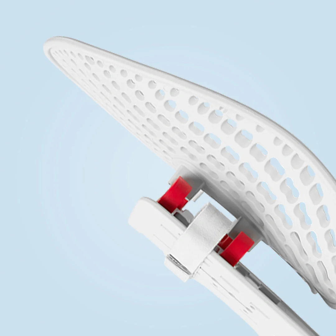 Adjustable lumbar support cushion with ventilated mesh for cars and office chairs