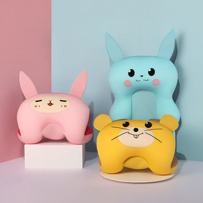 Newborn bath suspension pad with milk silk fabric and EPS particle filling for infant bathing support