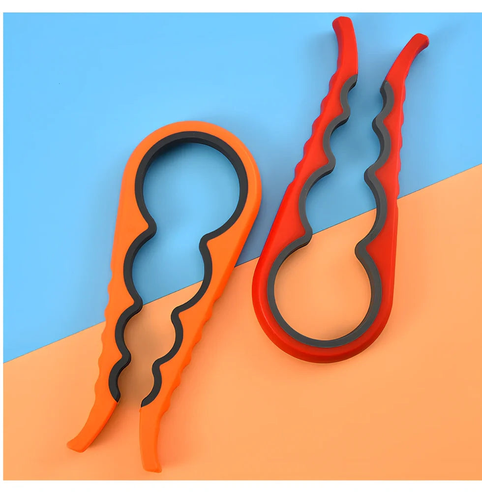 Multifunction 4-in-1 kitchen opener with TPR grip and PP construction weighing 117g