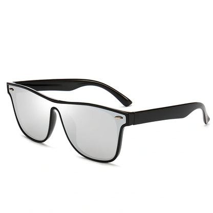 PC frame polarised sunglasses with universal fit and UV400 protection for driving and outdoor use