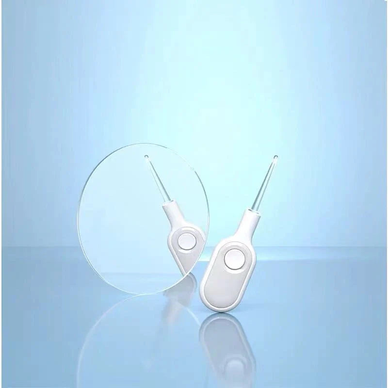 Baby Ear Cleaner with luminous tip for safe earwax removal, white color