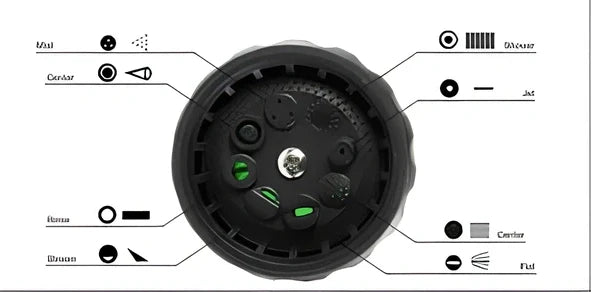 Foam kettle water gun with telescopic hose extension for car washing and garden cleaning applications
