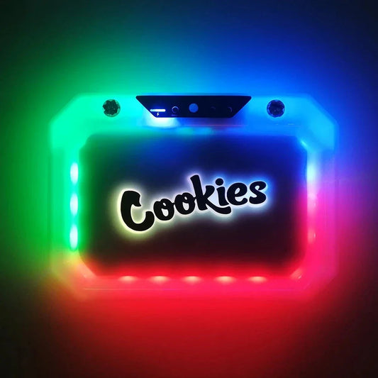 Elegant LED Cigarette Paper Tray with Vibrant Color-Changing Lights for Stylish Smoking Accessories