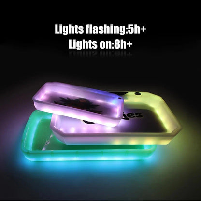 Elegant LED Cigarette Paper Tray with Vibrant Color-Changing Lights for Stylish Smoking Accessories