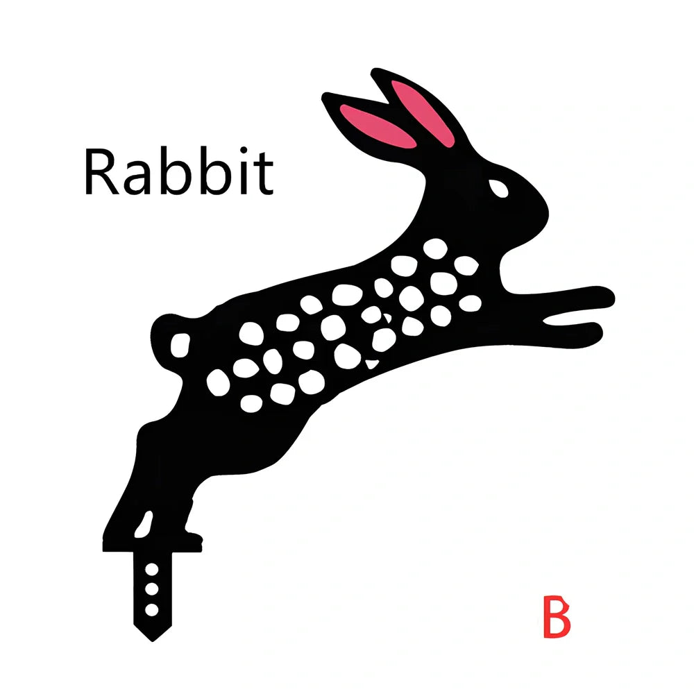 Set of powder-coated metal chicken yard art stakes, sizes 15-35 cm, with lifelike hen silhouettes for garden decor