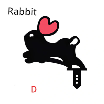 Set of powder-coated metal chicken yard art stakes, sizes 15-35 cm, with lifelike hen silhouettes for garden decor