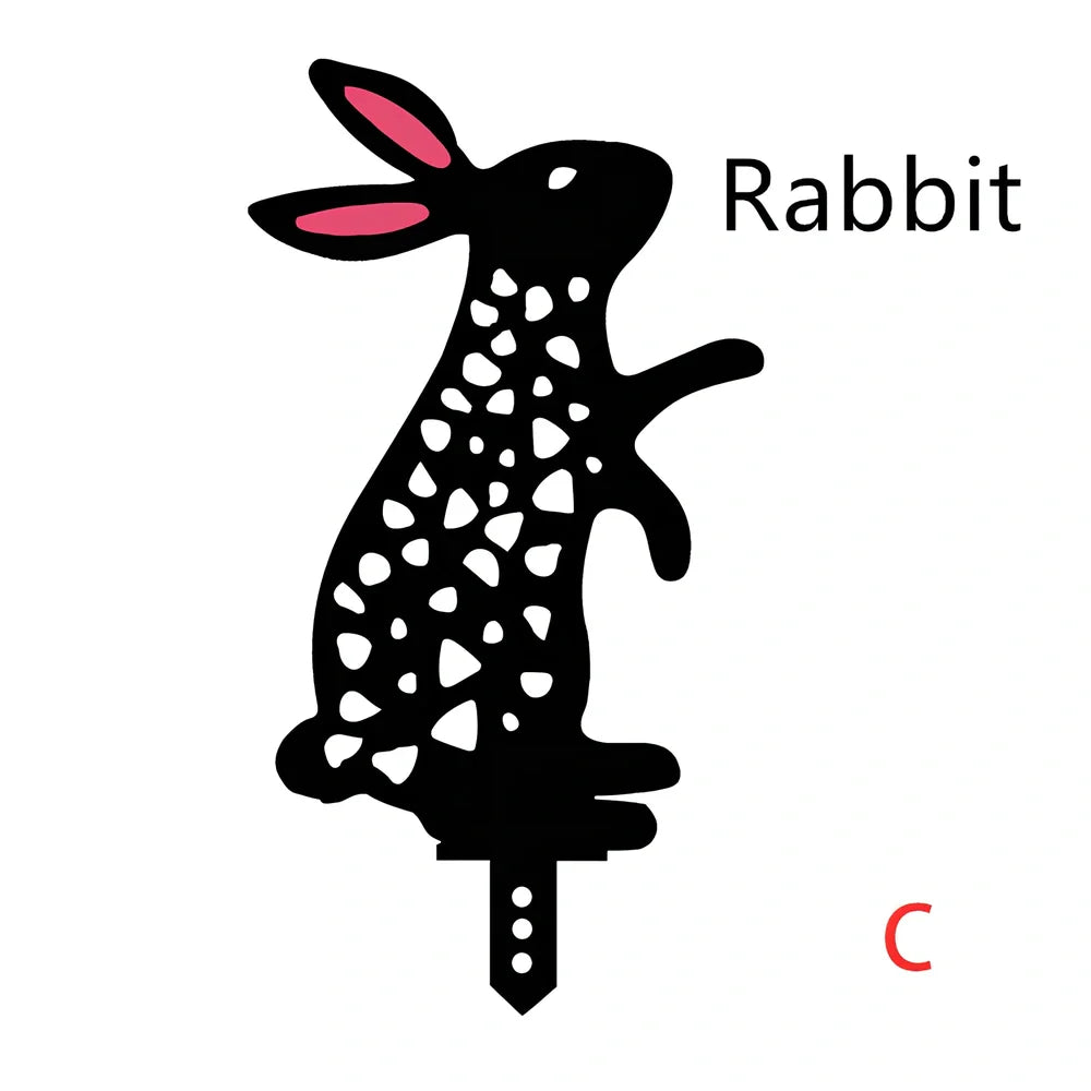 Set of powder-coated metal chicken yard art stakes, sizes 15-35 cm, with lifelike hen silhouettes for garden decor