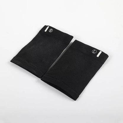 Elastic Fabric Arch Socks with SEBS shock-absorbing pads in skin tone and black