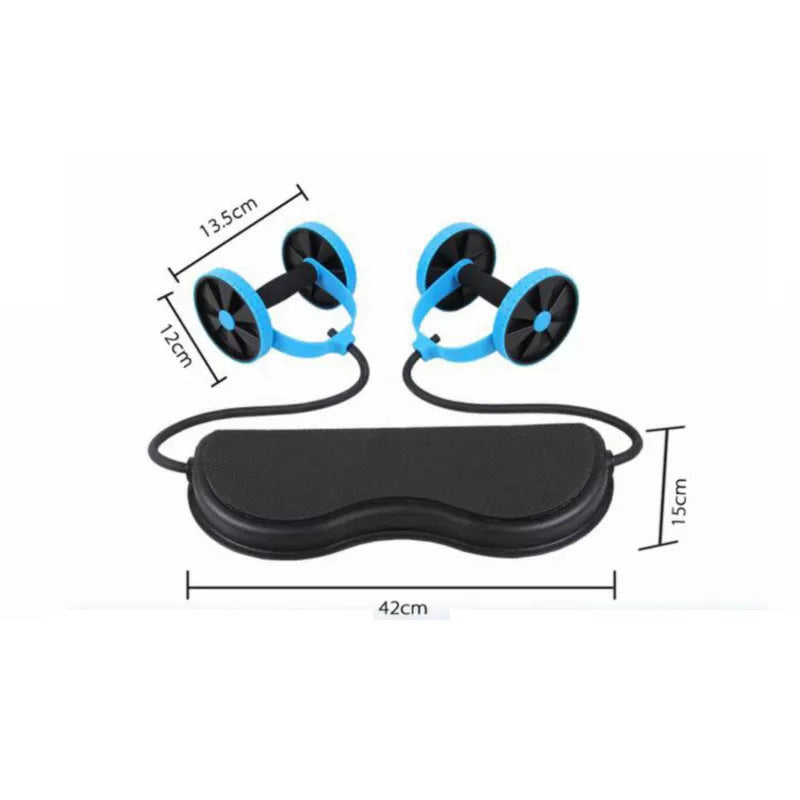 Revoflex Xtreme multifunctional body-building wheel gear in pink, 12CM diameter