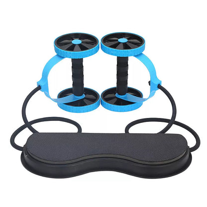 Revoflex Xtreme multifunctional body-building wheel gear in pink, 12CM diameter