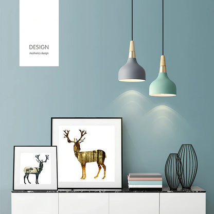 Three-headed adjustable chandelier with 1m height adjustment and compact 150x200mm dimensions