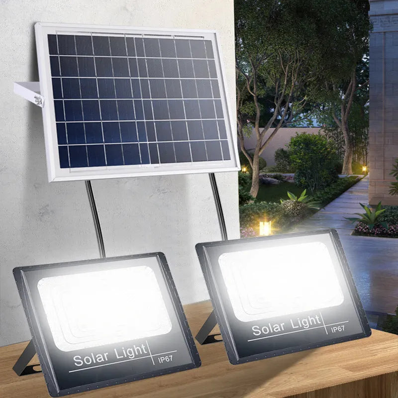 Solar garden light with 5 metre cable for outdoor courtyard lighting in modern Chinese style