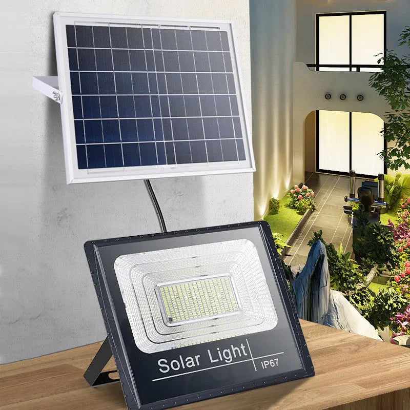 Solar garden light with 5 metre cable for outdoor courtyard lighting in modern Chinese style