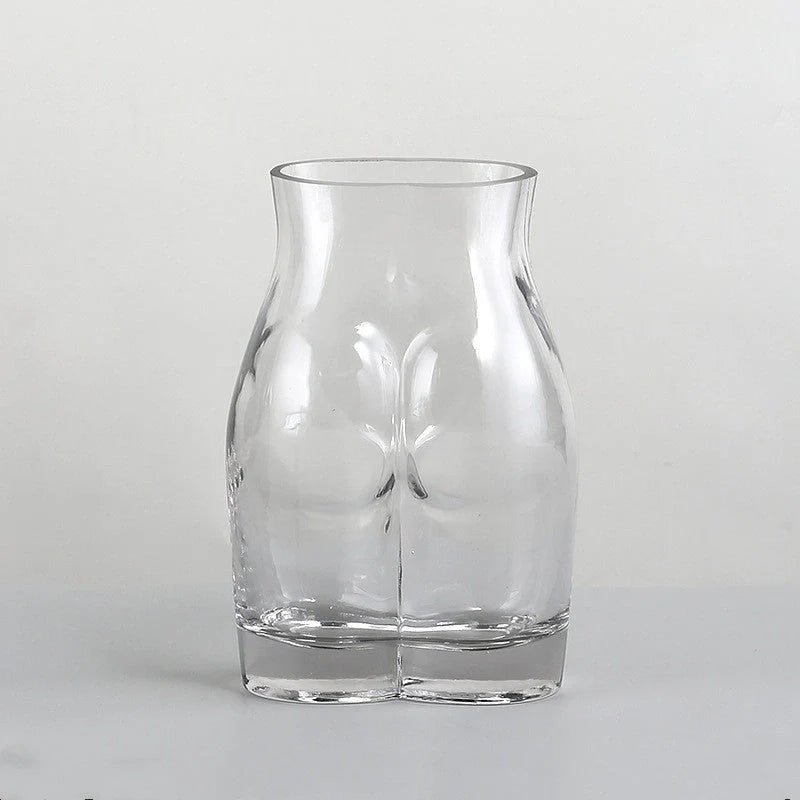 European style character floral vase for table decor with unique modeling