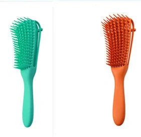 Knotted Haircut Massage Octopus Curling Comb in various colors for gentle detangling and scalp massage