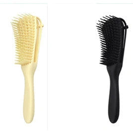 Knotted Haircut Massage Octopus Curling Comb in various colors for gentle detangling and scalp massage