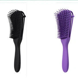 Knotted Haircut Massage Octopus Curling Comb in various colors for gentle detangling and scalp massage