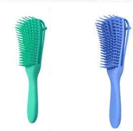 Knotted Haircut Massage Octopus Curling Comb in various colors for gentle detangling and scalp massage