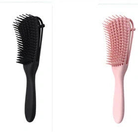 Knotted Haircut Massage Octopus Curling Comb in various colors for gentle detangling and scalp massage