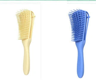 Knotted Haircut Massage Octopus Curling Comb in various colors for gentle detangling and scalp massage