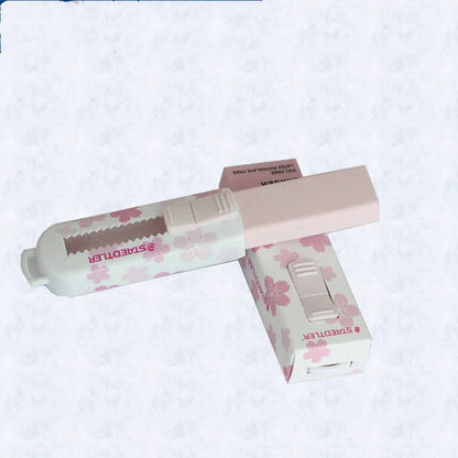 Square pink student rubber with replaceable core for cleaning boards.