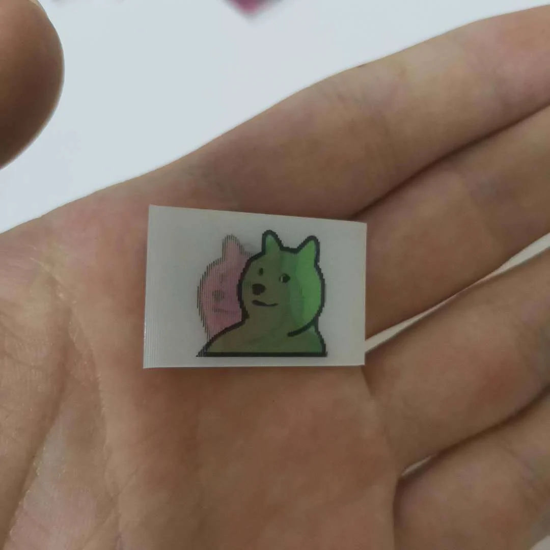 Creative changeable mobile phone shell decoration stickers with 10 unique designs