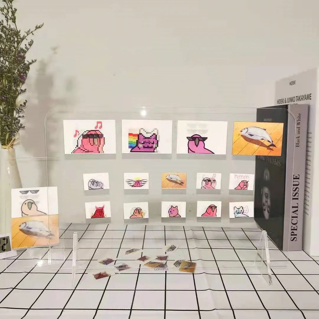 Creative changeable mobile phone shell decoration stickers with 10 unique designs