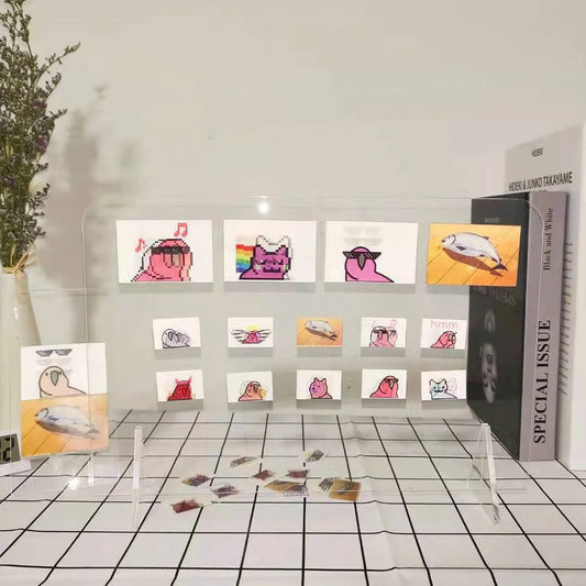 Creative changeable mobile phone shell decoration stickers with 10 unique designs