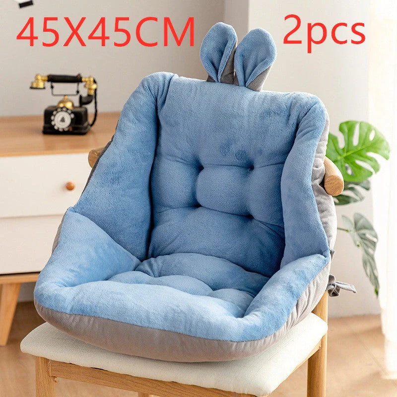 Premium plush seat cushion with quick-rebound technology for exceptional comfort and support